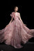 Tricia Shiny Silk wave dress