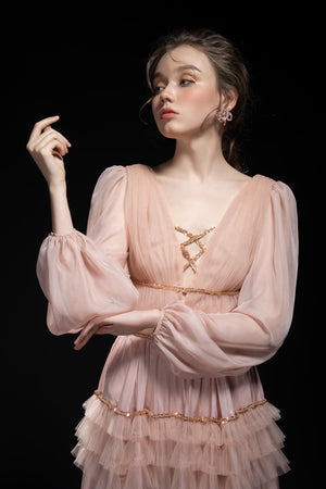 Arjona Silk layered dress