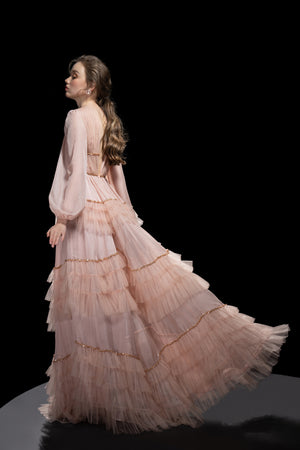 Arjona Silk layered dress