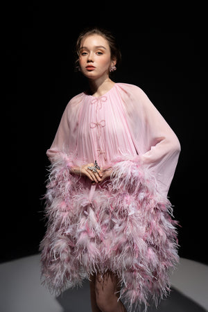 Annie Chiffon funnel Dress